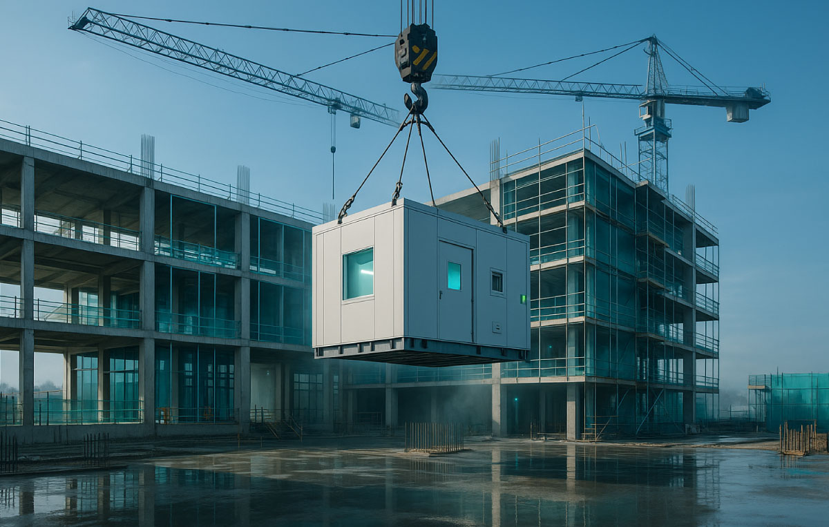 Wellmens team delivering live hospital works in a controlled clinical area