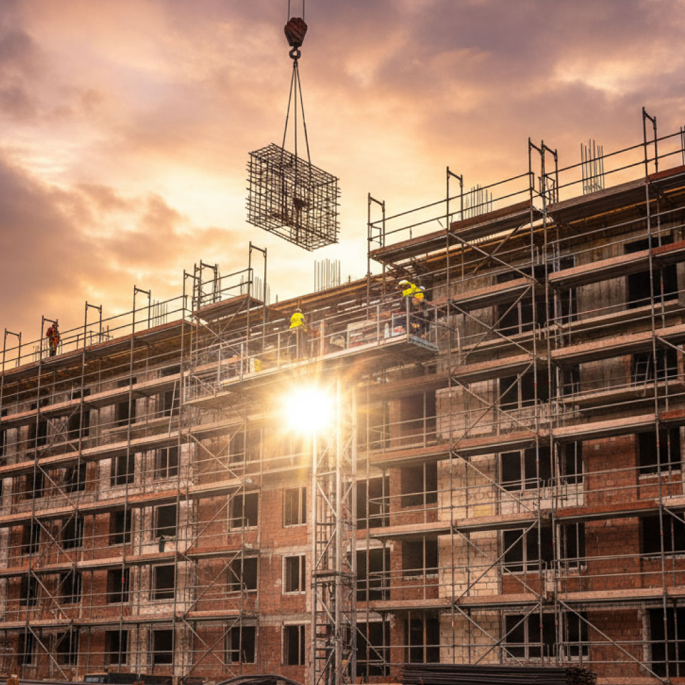 Hotel lobby refurbishment with phased works and brand-standard finishes